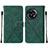 Leather Case Stands Flip Cover Holder Y02B for OnePlus 11R 5G Green