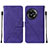 Leather Case Stands Flip Cover Holder Y02B for OnePlus Ace 2 5G Purple