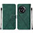 Leather Case Stands Flip Cover Holder Y02B for OnePlus Ace 2 Pro 5G Green