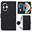 Leather Case Stands Flip Cover Holder Y02B for Realme 10 Pro+ Plus 5G Black