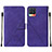 Leather Case Stands Flip Cover Holder Y02B for Realme 8 4G