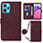 Leather Case Stands Flip Cover Holder Y02B for Realme 9 4G