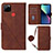 Leather Case Stands Flip Cover Holder Y02B for Realme C12