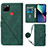 Leather Case Stands Flip Cover Holder Y02B for Realme Narzo 20 Green