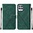 Leather Case Stands Flip Cover Holder Y02B for Realme Narzo 50 4G Green