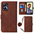 Leather Case Stands Flip Cover Holder Y02B for Realme Narzo N55