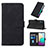 Leather Case Stands Flip Cover Holder Y02B for Samsung Galaxy A02