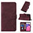 Leather Case Stands Flip Cover Holder Y02B for Samsung Galaxy A33 5G