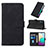 Leather Case Stands Flip Cover Holder Y02B for Samsung Galaxy M02