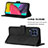 Leather Case Stands Flip Cover Holder Y02B for Samsung Galaxy M33 5G