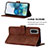 Leather Case Stands Flip Cover Holder Y02B for Samsung Galaxy S20 5G