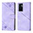 Leather Case Stands Flip Cover Holder Y02B for Vivo V23e 5G Clove Purple