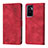 Leather Case Stands Flip Cover Holder Y02B for Vivo V23e 5G Red