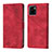 Leather Case Stands Flip Cover Holder Y02B for Vivo Y01 Red