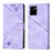 Leather Case Stands Flip Cover Holder Y02B for Vivo Y01A Clove Purple