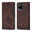 Leather Case Stands Flip Cover Holder Y02B for Vivo Y21a