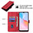 Leather Case Stands Flip Cover Holder Y02B for Vivo Y21a