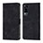 Leather Case Stands Flip Cover Holder Y02B for Vivo Y51 (2021) Black