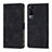 Leather Case Stands Flip Cover Holder Y02B for Vivo Y53s NFC Black