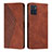 Leather Case Stands Flip Cover Holder Y02X for Motorola Moto E22