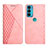 Leather Case Stands Flip Cover Holder Y02X for Motorola Moto Edge Lite 5G