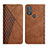 Leather Case Stands Flip Cover Holder Y02X for Motorola Moto G Play (2023)