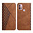 Leather Case Stands Flip Cover Holder Y02X for Motorola Moto G20