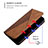 Leather Case Stands Flip Cover Holder Y02X for Motorola Moto G50 5G