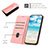 Leather Case Stands Flip Cover Holder Y02X for Motorola Moto G60s