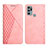 Leather Case Stands Flip Cover Holder Y02X for Motorola Moto G60s