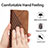 Leather Case Stands Flip Cover Holder Y02X for Motorola Moto G71 5G