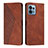 Leather Case Stands Flip Cover Holder Y02X for Motorola Moto X40 5G