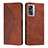 Leather Case Stands Flip Cover Holder Y02X for OnePlus Nord N300 5G