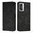 Leather Case Stands Flip Cover Holder Y02X for Oppo A56S 5G Black