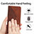 Leather Case Stands Flip Cover Holder Y02X for Oppo F21 Pro 4G