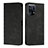 Leather Case Stands Flip Cover Holder Y02X for Oppo Find X5 5G Black