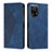 Leather Case Stands Flip Cover Holder Y02X for Oppo Find X5 Pro 5G Blue