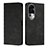 Leather Case Stands Flip Cover Holder Y02X for Oppo Reno10 Pro+ Plus 5G Black