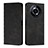 Leather Case Stands Flip Cover Holder Y02X for Realme 11 Pro+ Plus 5G Black