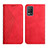 Leather Case Stands Flip Cover Holder Y02X for Realme 8 5G Red