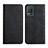 Leather Case Stands Flip Cover Holder Y02X for Realme 9 5G India Black