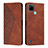 Leather Case Stands Flip Cover Holder Y02X for Realme C21Y