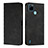 Leather Case Stands Flip Cover Holder Y02X for Realme C25Y India Black