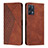 Leather Case Stands Flip Cover Holder Y02X for Realme Q5 5G