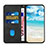 Leather Case Stands Flip Cover Holder Y02X for Samsung Galaxy A02