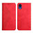 Leather Case Stands Flip Cover Holder Y02X for Samsung Galaxy A03 Core Red