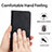 Leather Case Stands Flip Cover Holder Y02X for Samsung Galaxy A12