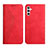 Leather Case Stands Flip Cover Holder Y02X for Samsung Galaxy A13 5G Red