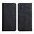 Leather Case Stands Flip Cover Holder Y02X for Samsung Galaxy A71 4G A715 Black