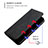 Leather Case Stands Flip Cover Holder Y02X for Samsung Galaxy M02s